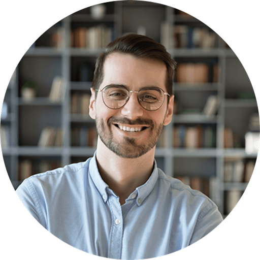 Author with 'The Flip' book